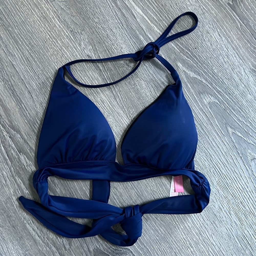 VS plunge halter bikini top